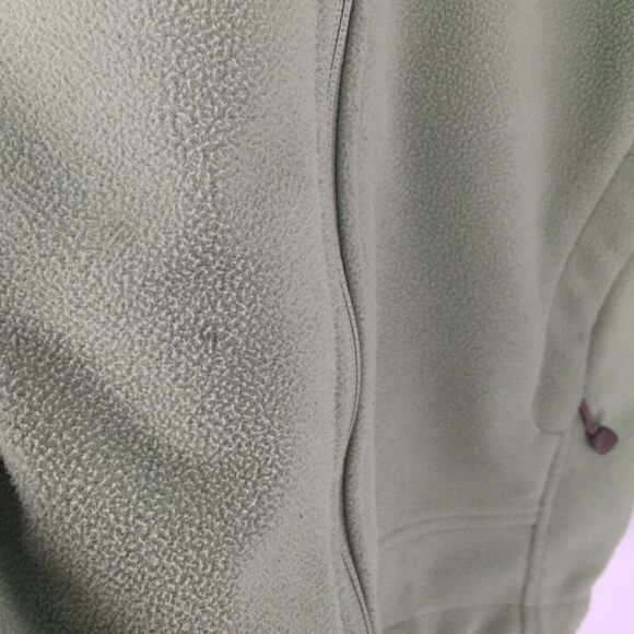 The North Face Fleece Windwall Jacket XS Mint Green Full Zip Windproof Coat - Picture 10 of 12
